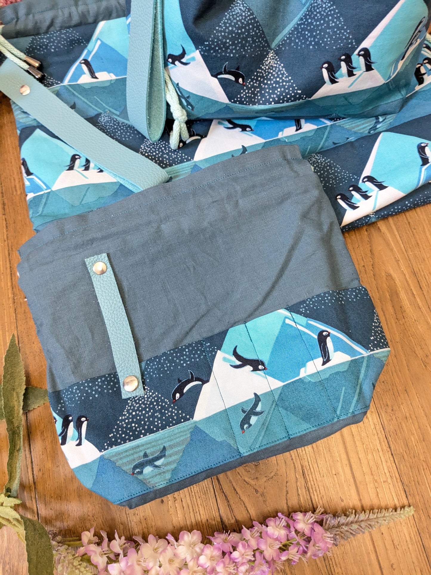 Sac à projet Basic "Manchots"