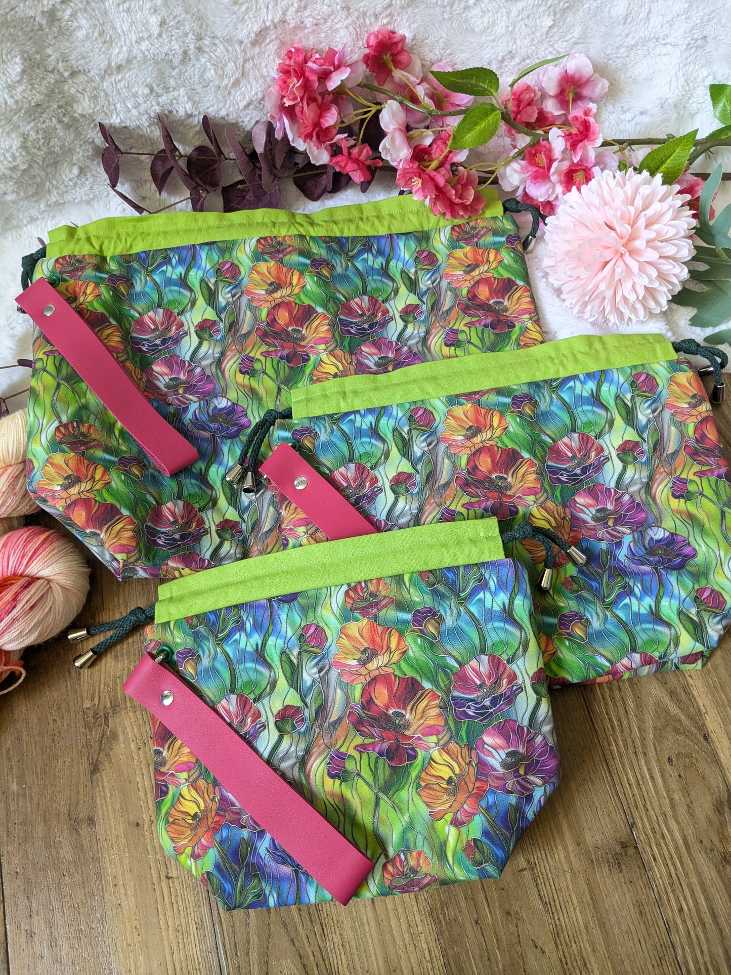 Sac à projet Basic "Vitrail fleurs des champs"
