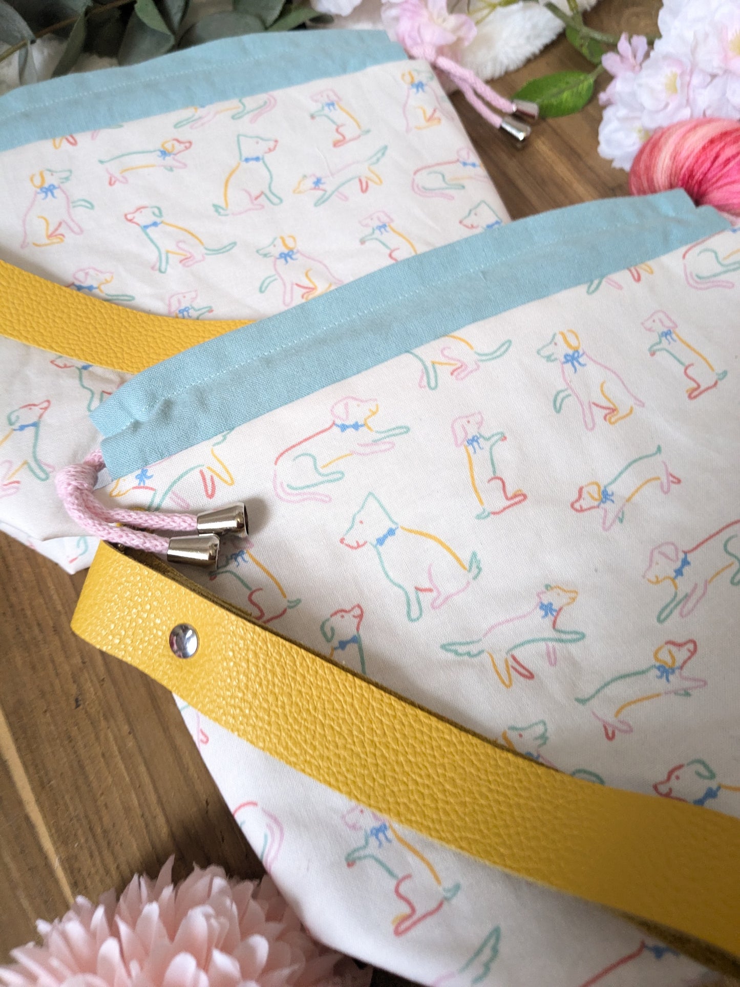 Sac à projet Basic "Chiens multicolores"