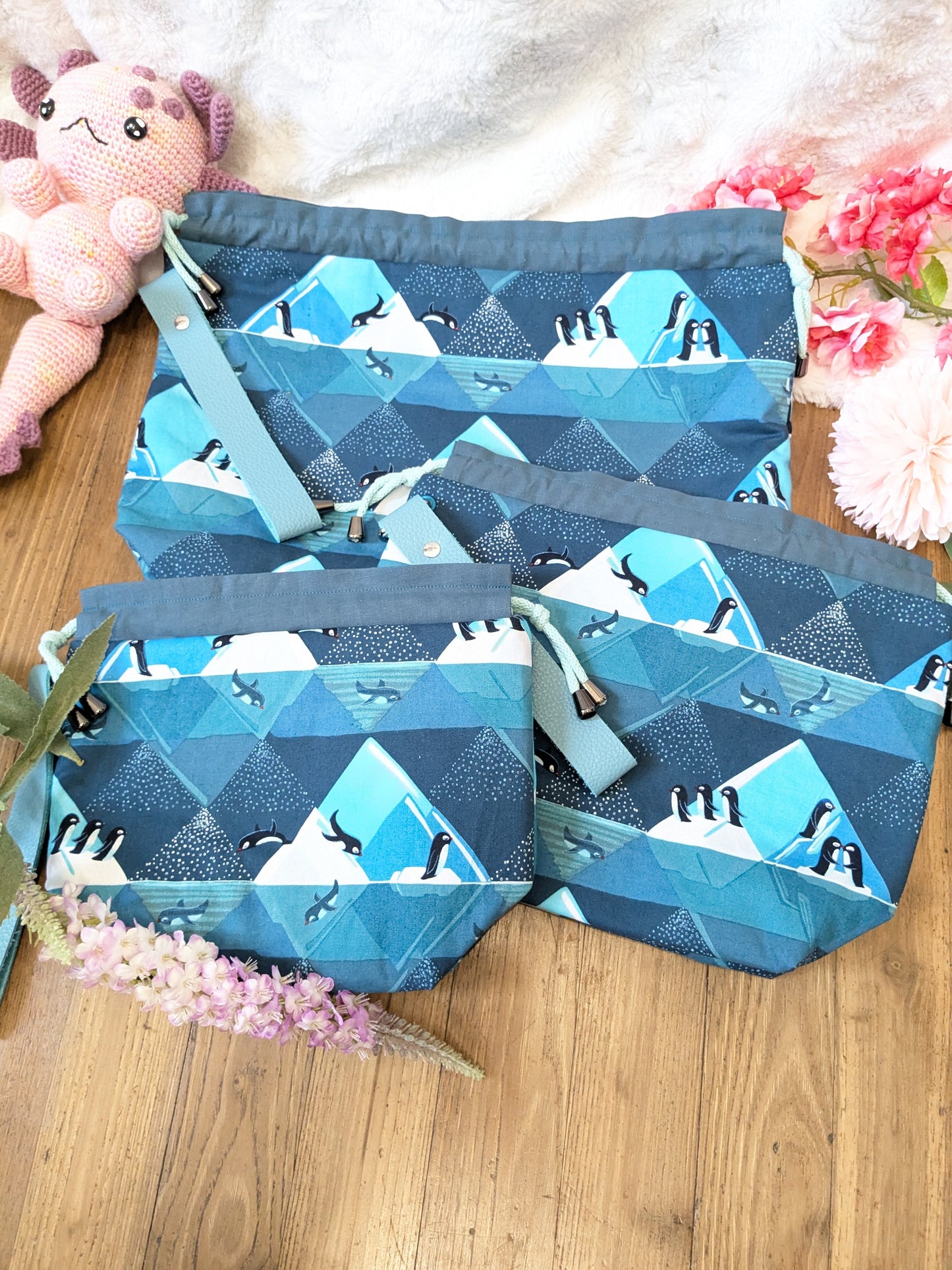 Sac à projet Basic "Manchots"