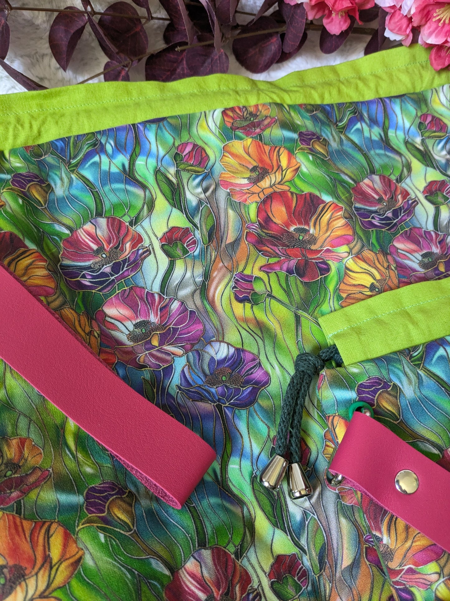 Sac à projet Basic "Vitrail fleurs des champs"