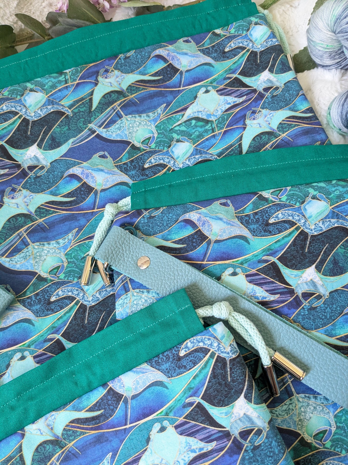 Sac à projet "Raies manta"