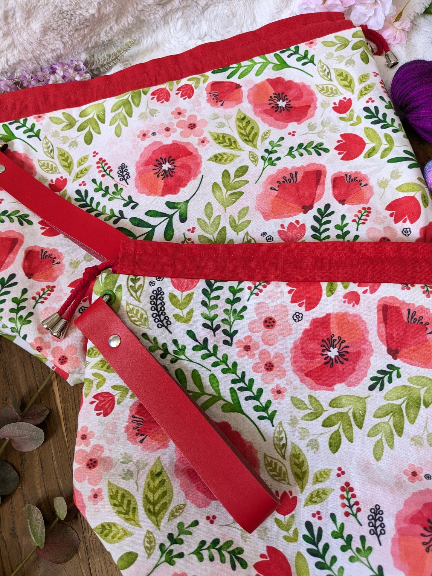 Sac à projet "Coquelicots"