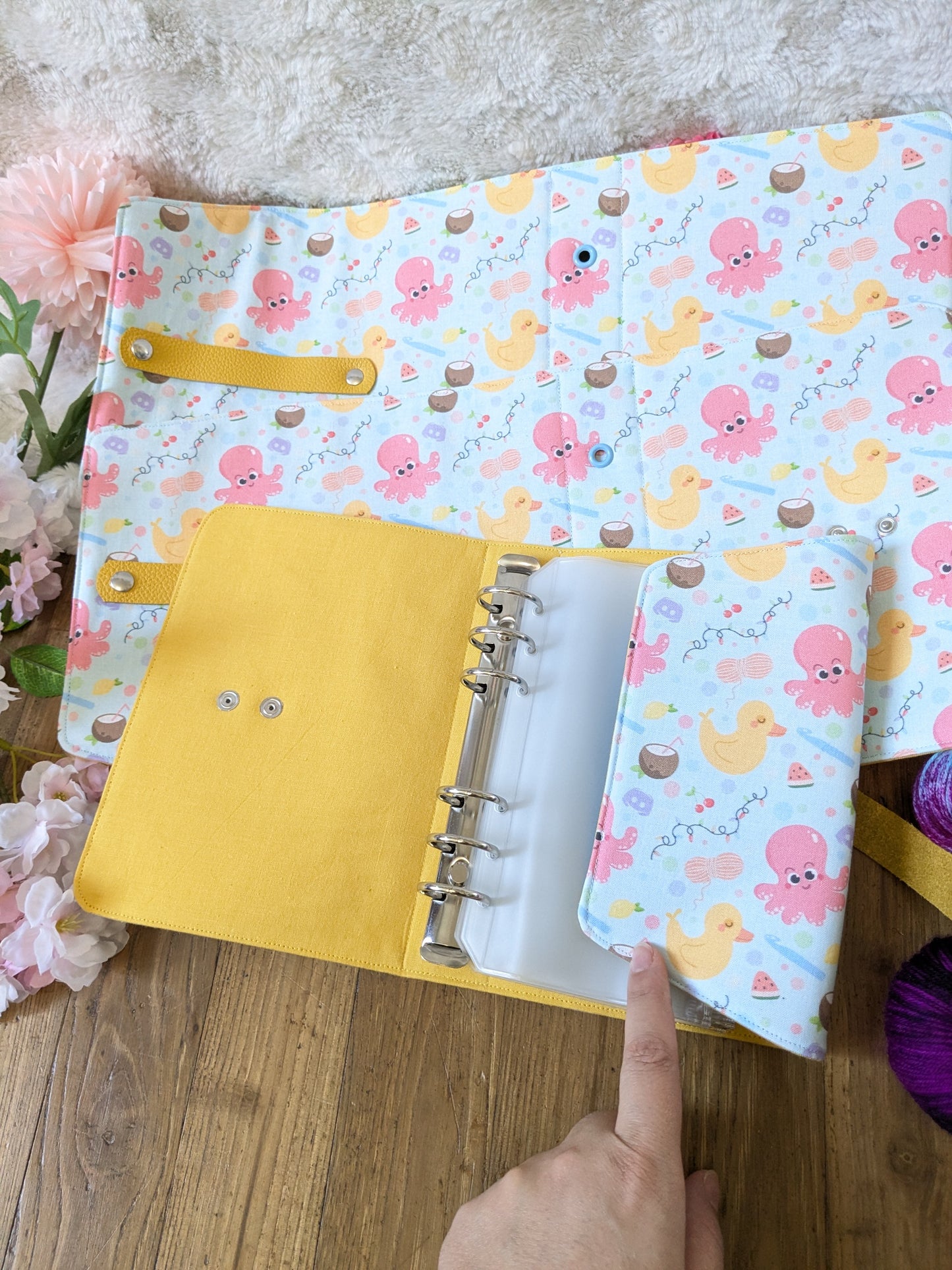 Classeur à aiguilles "Summer crochet" (classeur complet = couverture + structure ⚠️)
