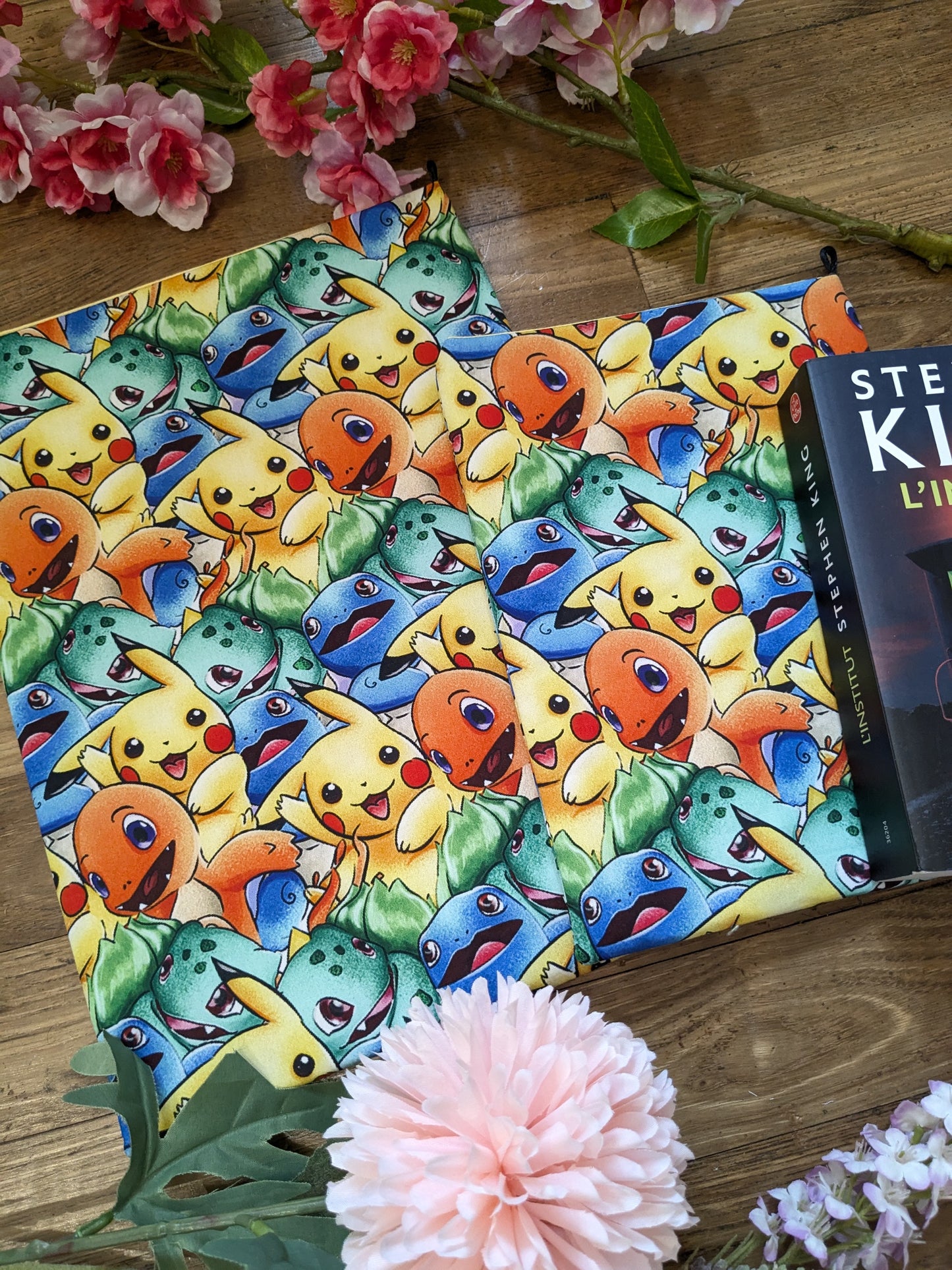 Housse de protection pour livre ou liseuse / booksleeve "Mini monstres"