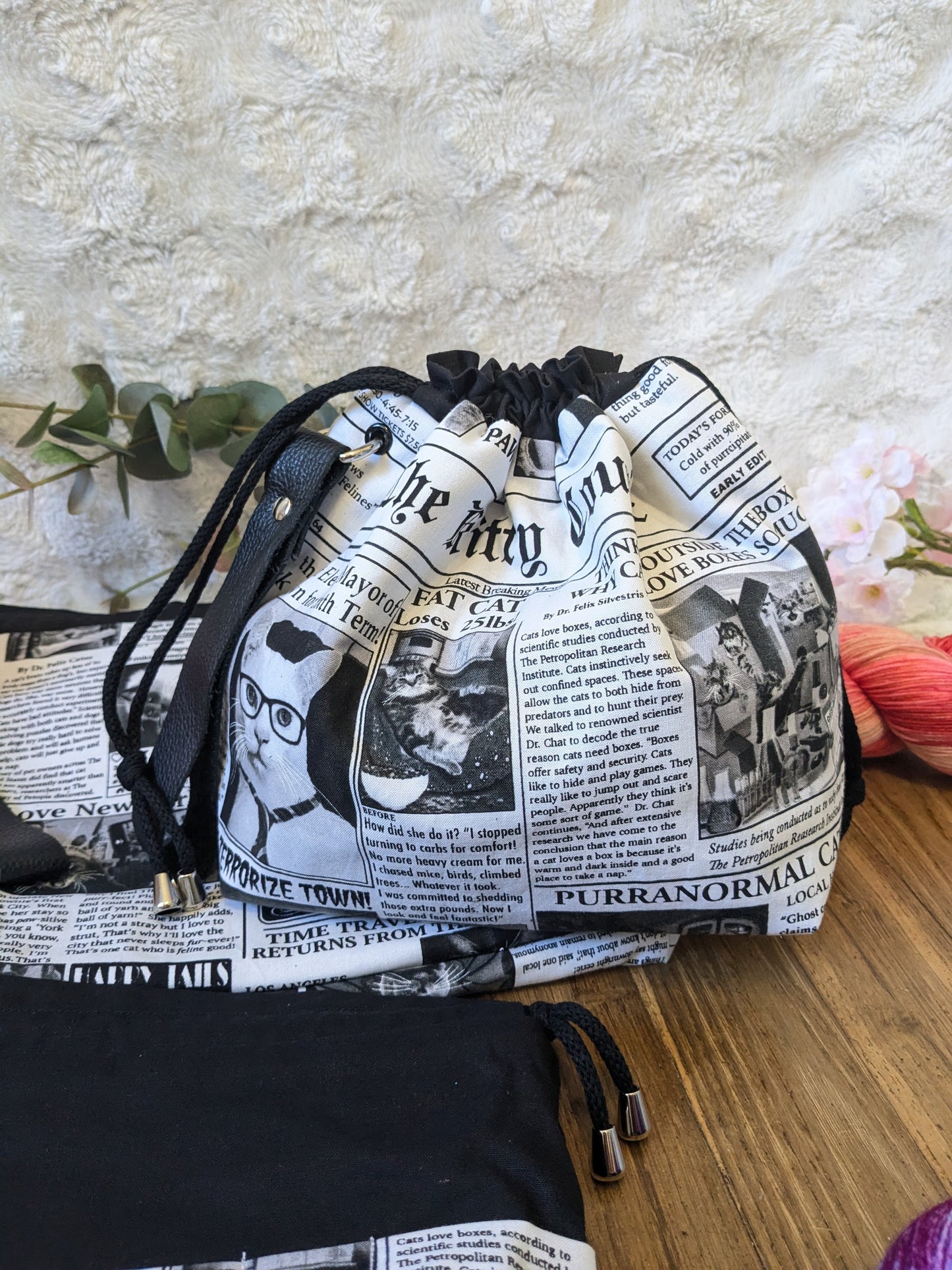 Sac à projet Basic "Journal des chats"