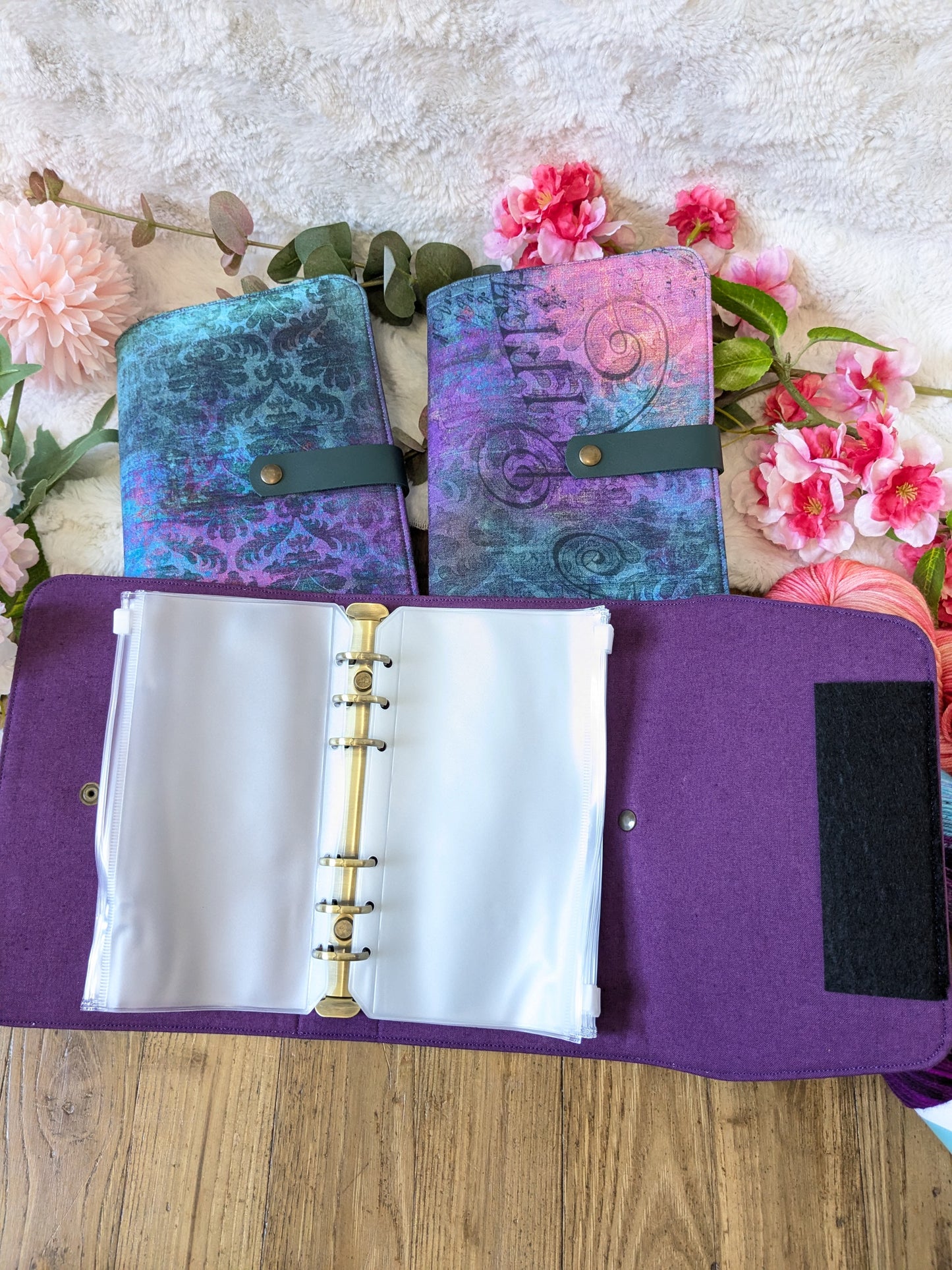 Classeur à aiguilles "Baroque" (classeur complet = couverture + structure ⚠️)