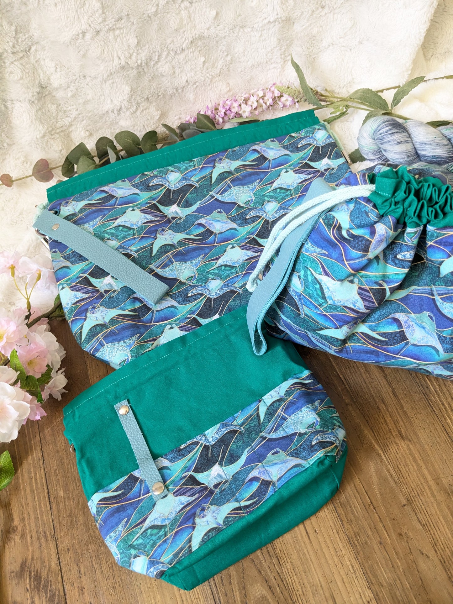 Sac à projet "Raies manta"
