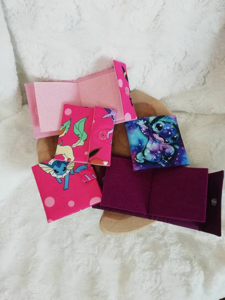 Needle stick notebook / travel needle holder "Evolution", "Stitch galaxy"
