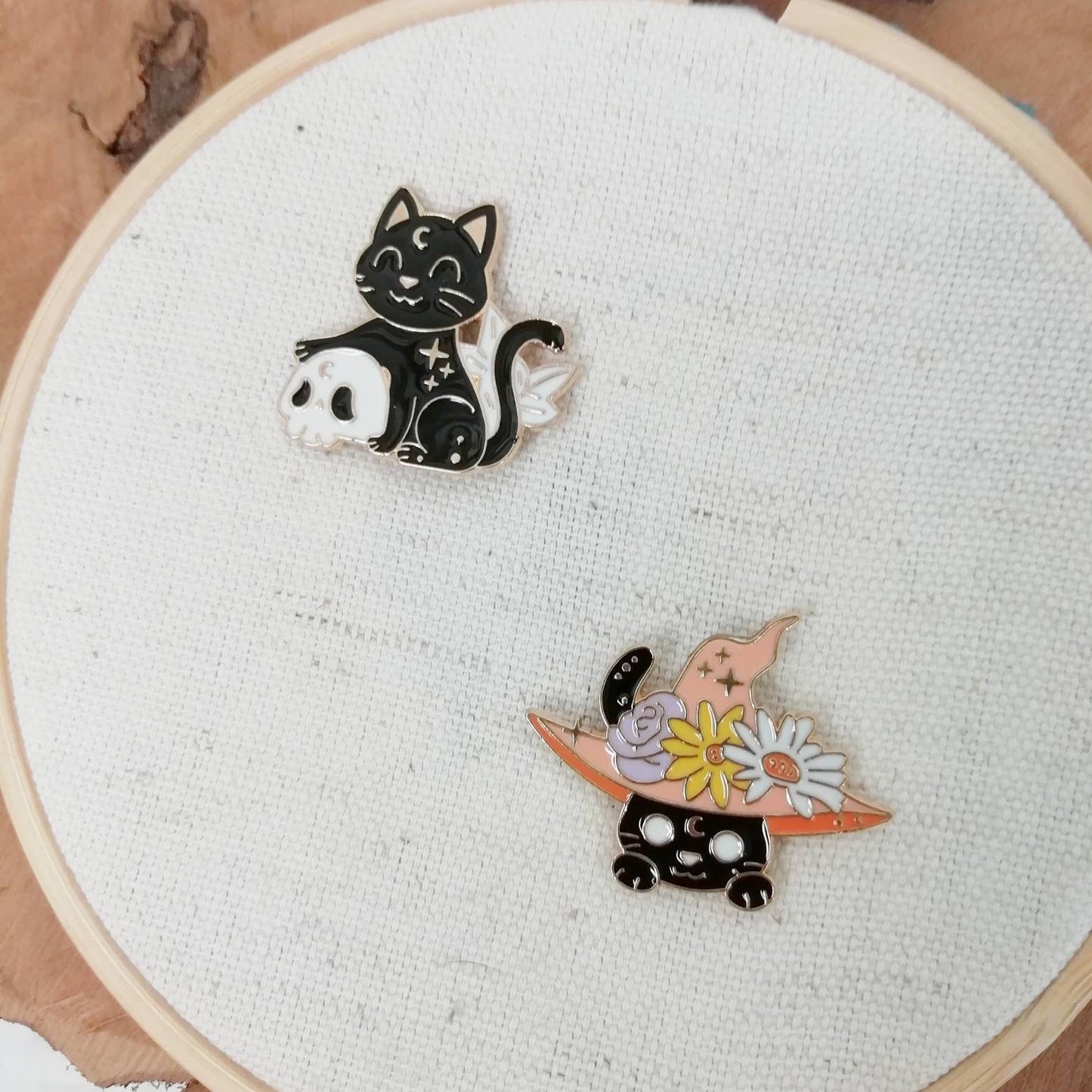 Magnetic needle holder for embroidery "Sorcerer's Hat", "Familiar"