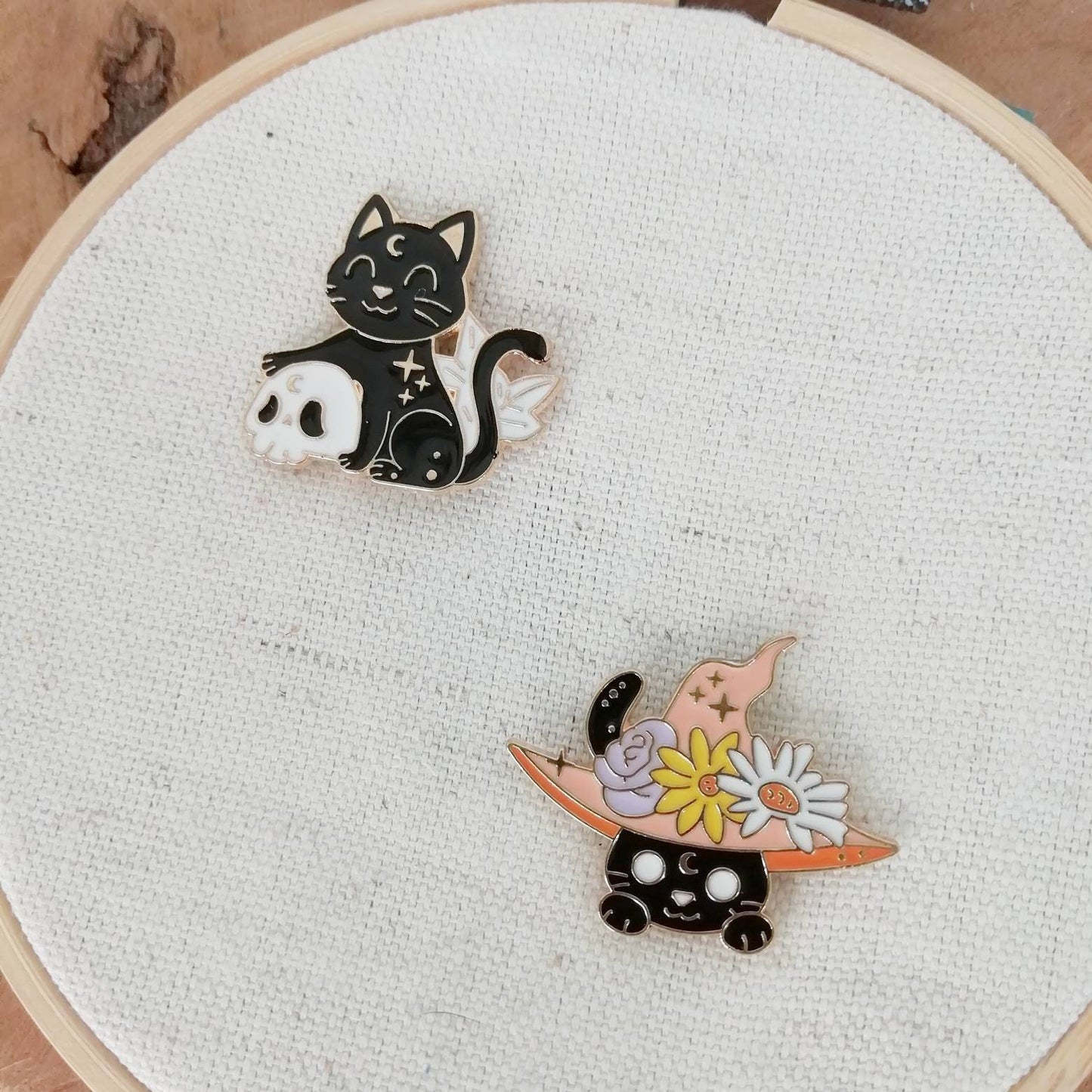 Magnetic needle holder for embroidery "Sorcerer's Hat", "Familiar"