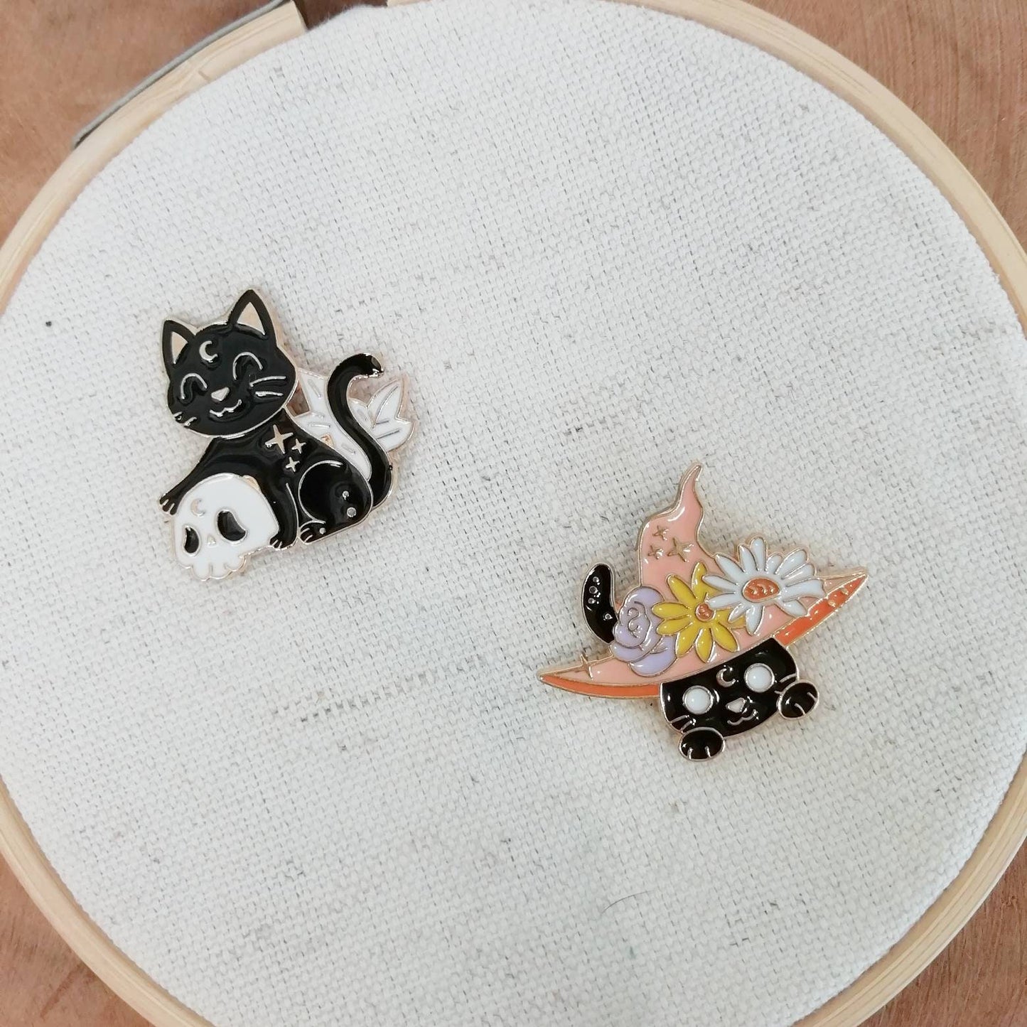 Magnetic needle holder for embroidery "Sorcerer's Hat", "Familiar"