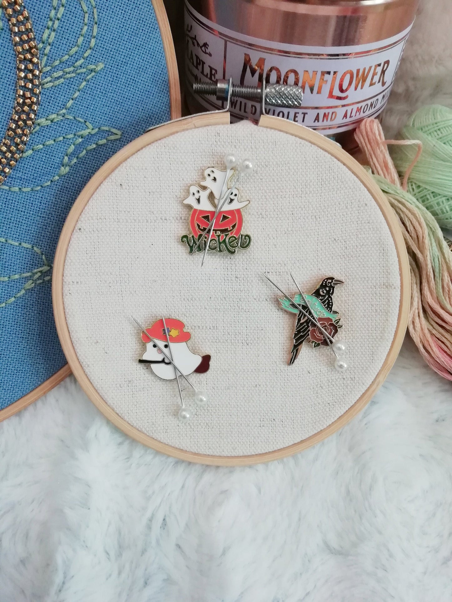 Magnetic needle holder for “Raven”, “Wicked” or “Ghost” embroidery