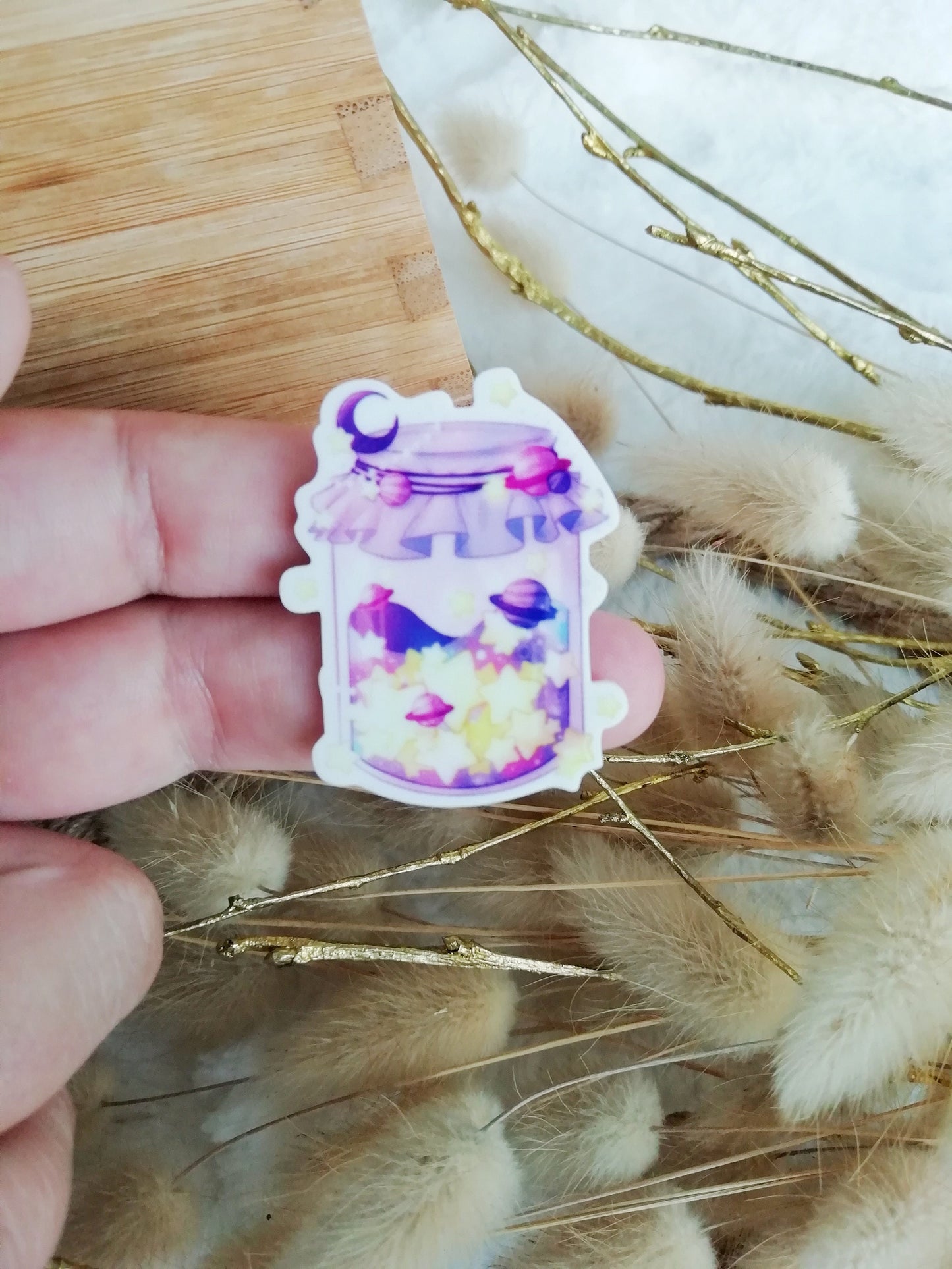 Magnetic needle holder / needle minder "Rainbow Dream", "Star Jar or "Candy Tea"