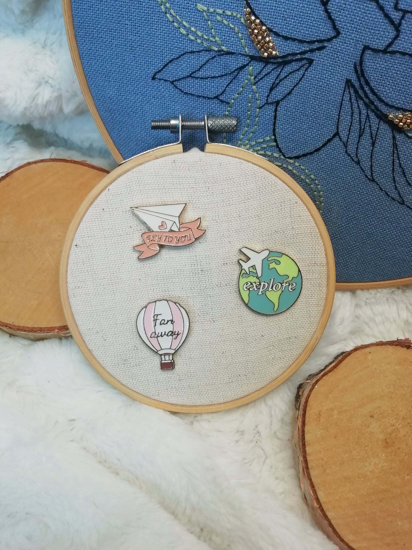 Magnetic needle holder for embroidery "Fly to you", "Far away" and "Explore"