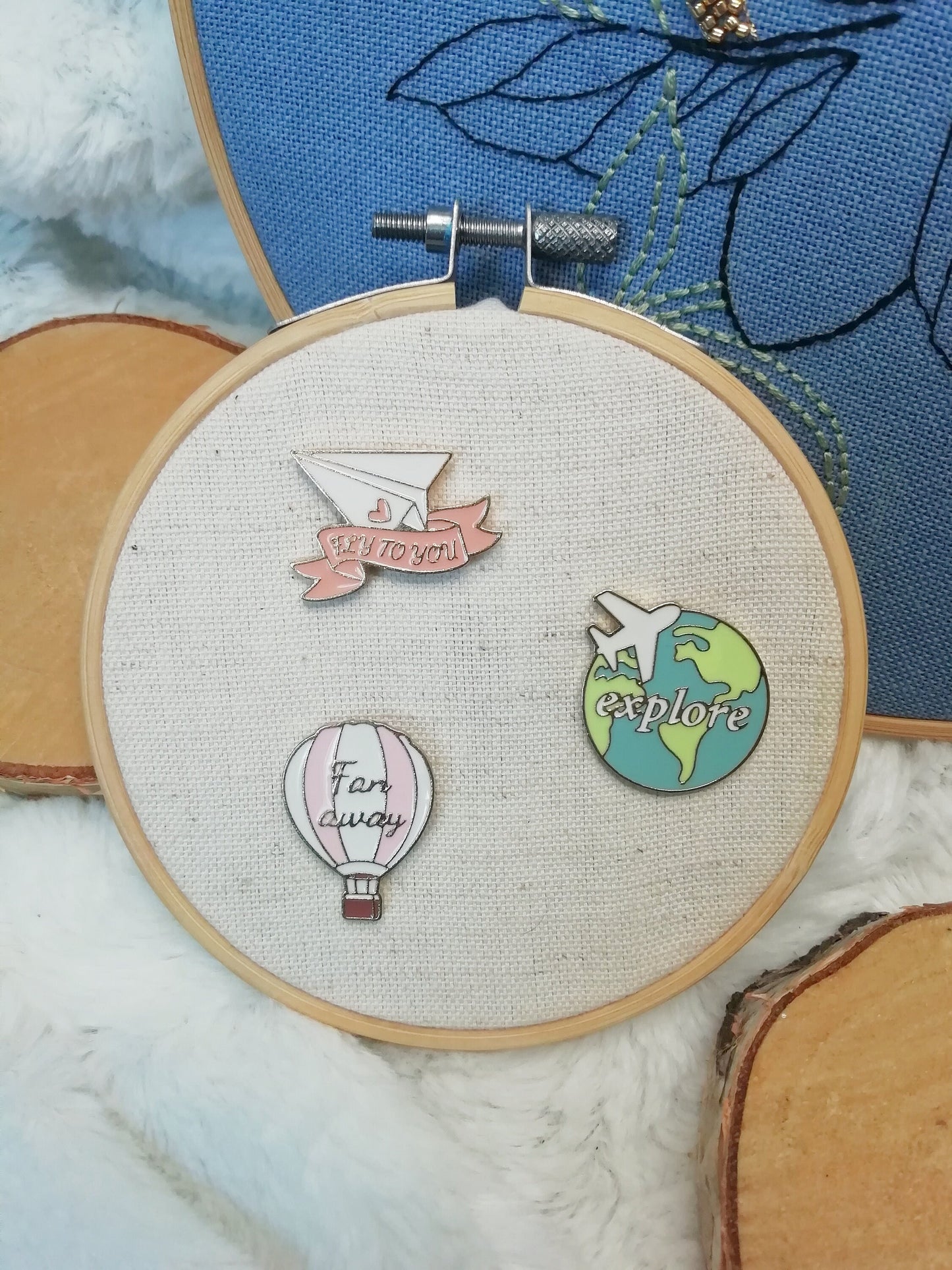 Magnetic needle holder for embroidery "Fly to you", "Far away" and "Explore"