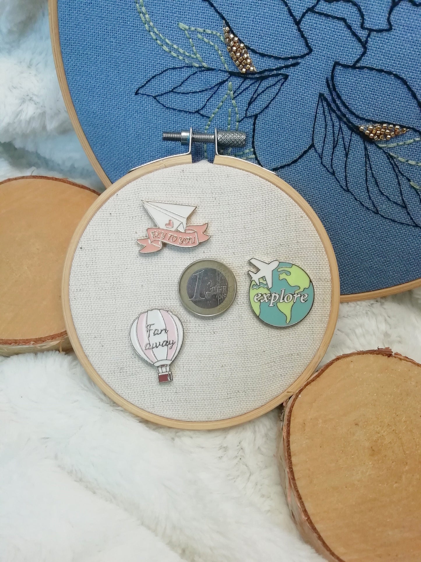 Magnetic needle holder for embroidery "Fly to you", "Far away" and "Explore"