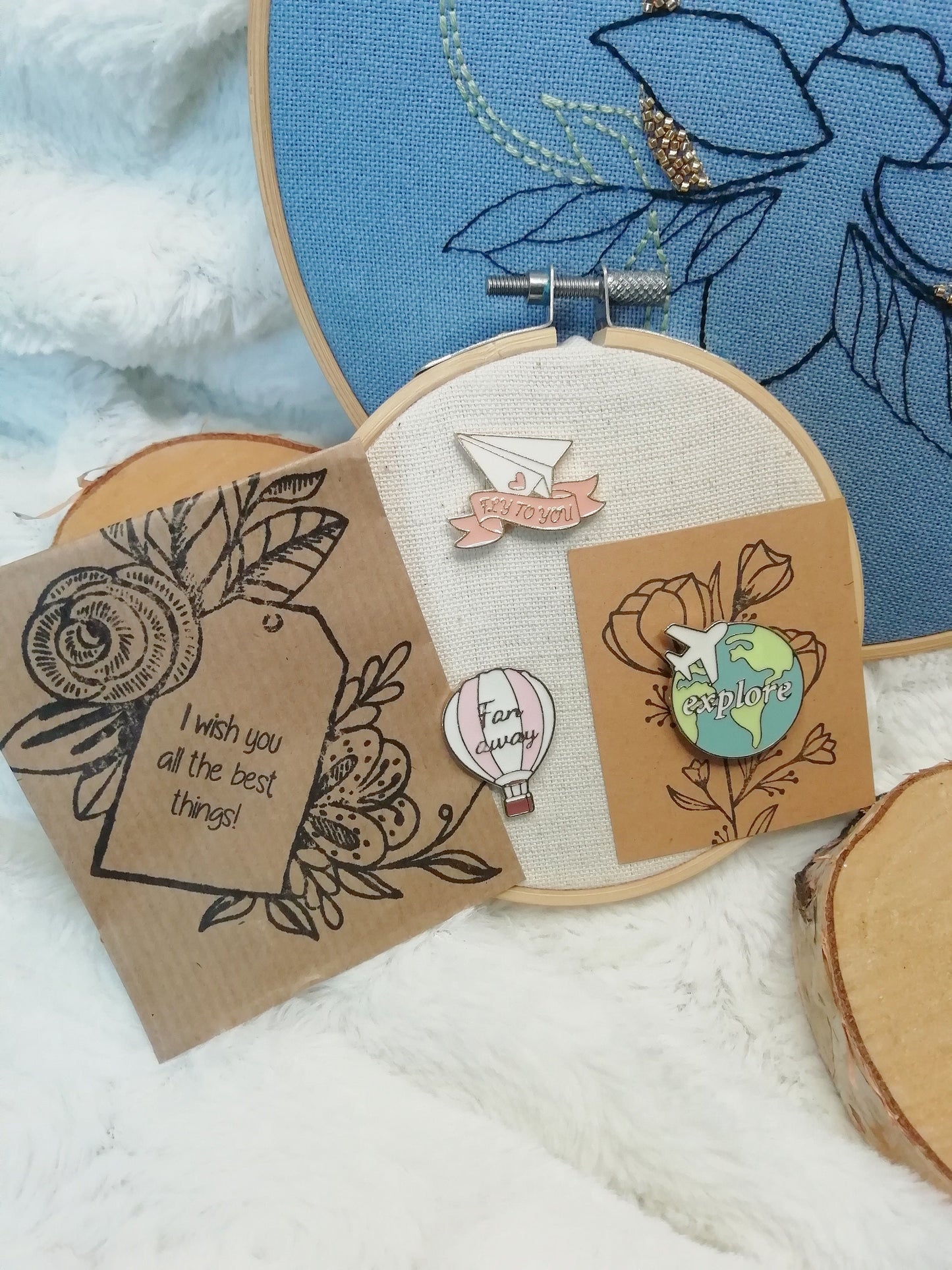 Magnetic needle holder for embroidery "Fly to you", "Far away" and "Explore"