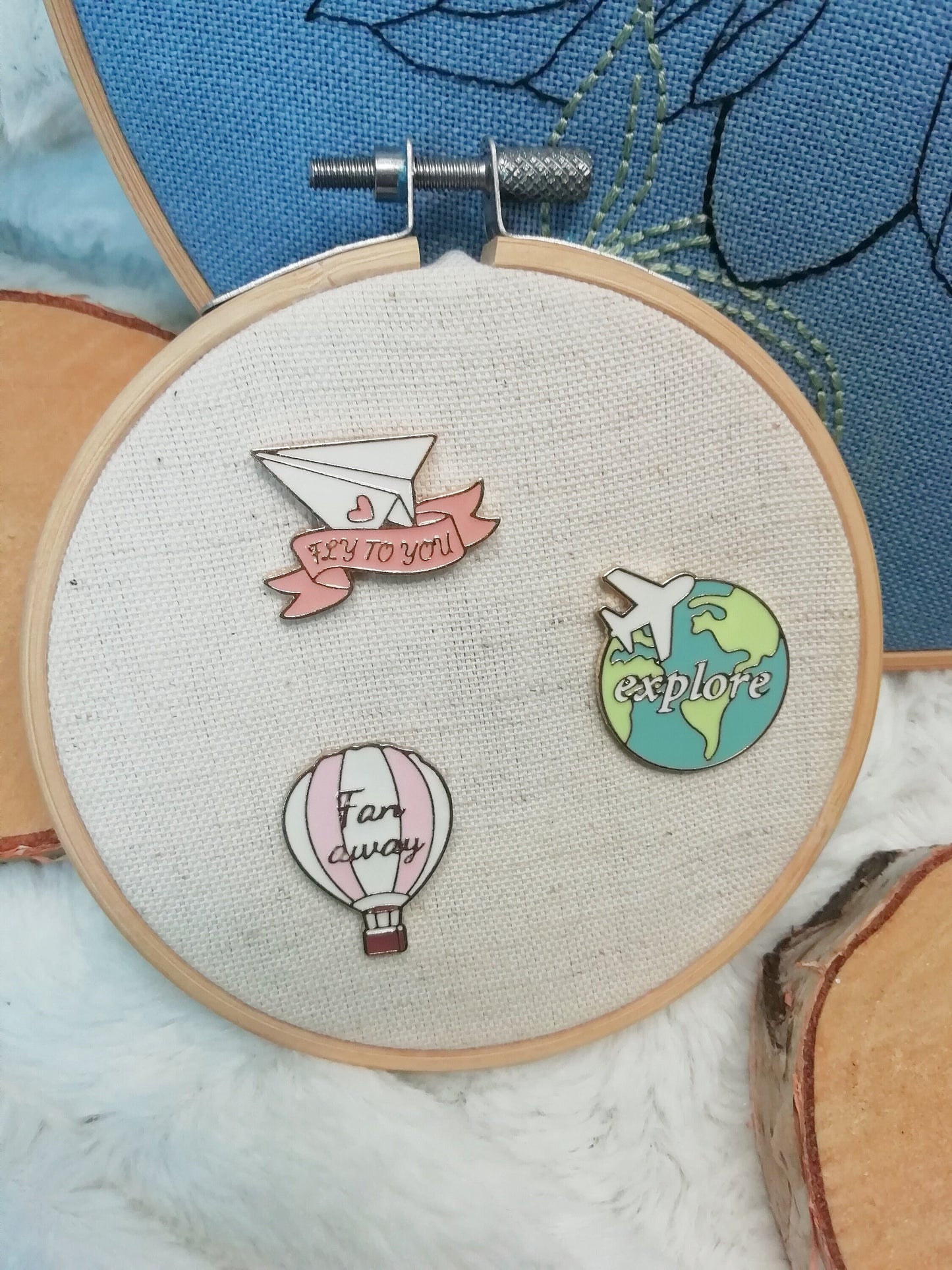 Magnetic needle holder for embroidery "Fly to you", "Far away" and "Explore"