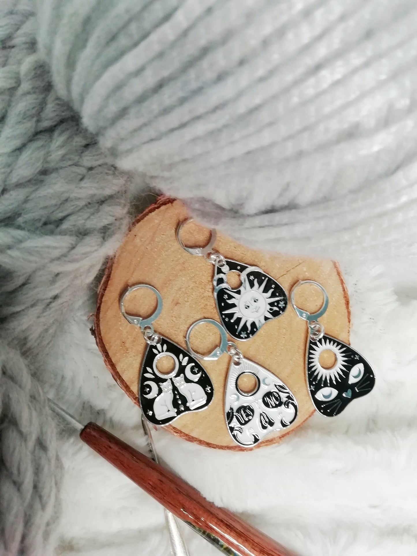Stitch marker / marqueur de maille Gouttes ouija