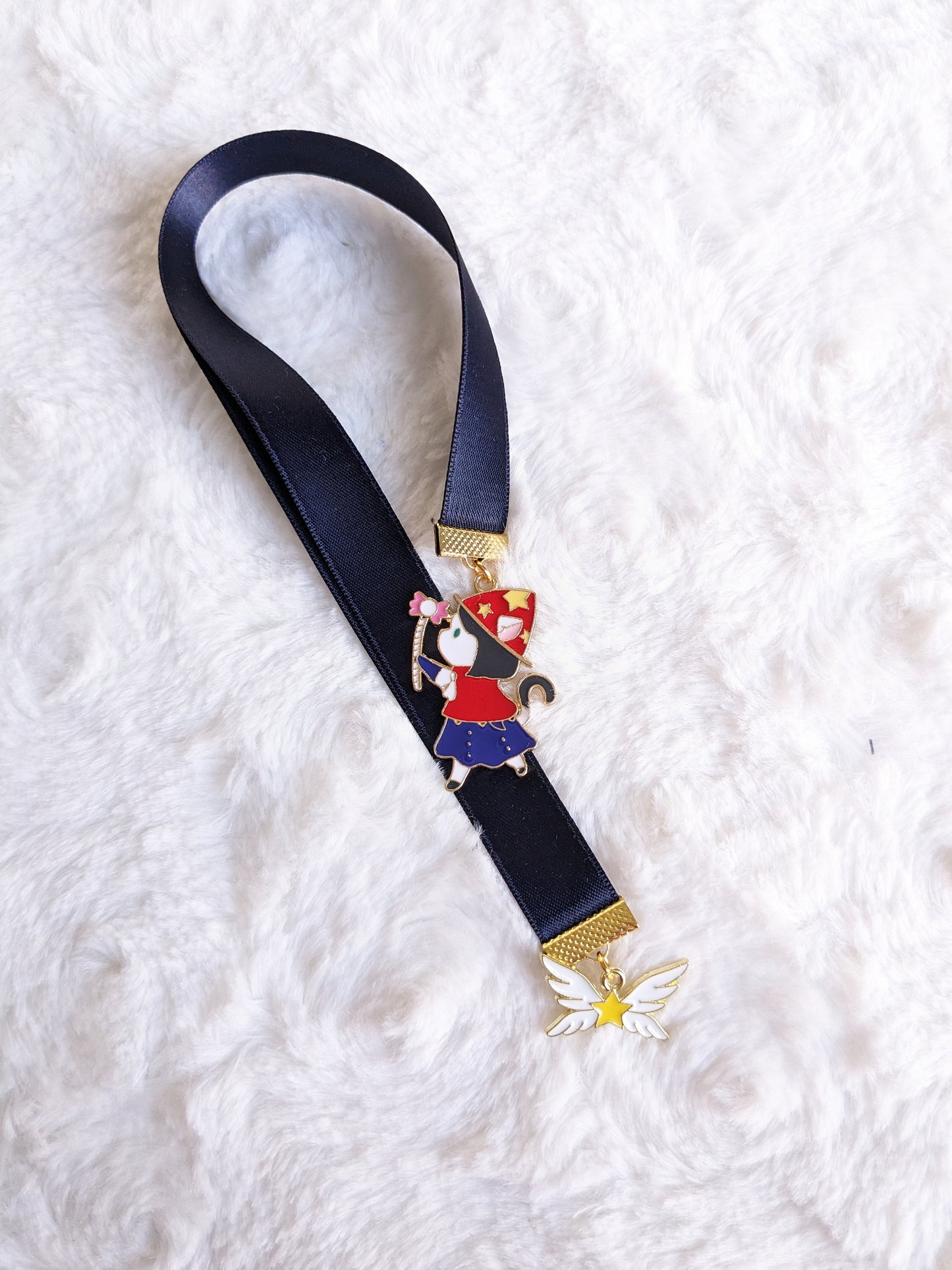 Anti-loss magnetic ribbon bookmark, model of your choice