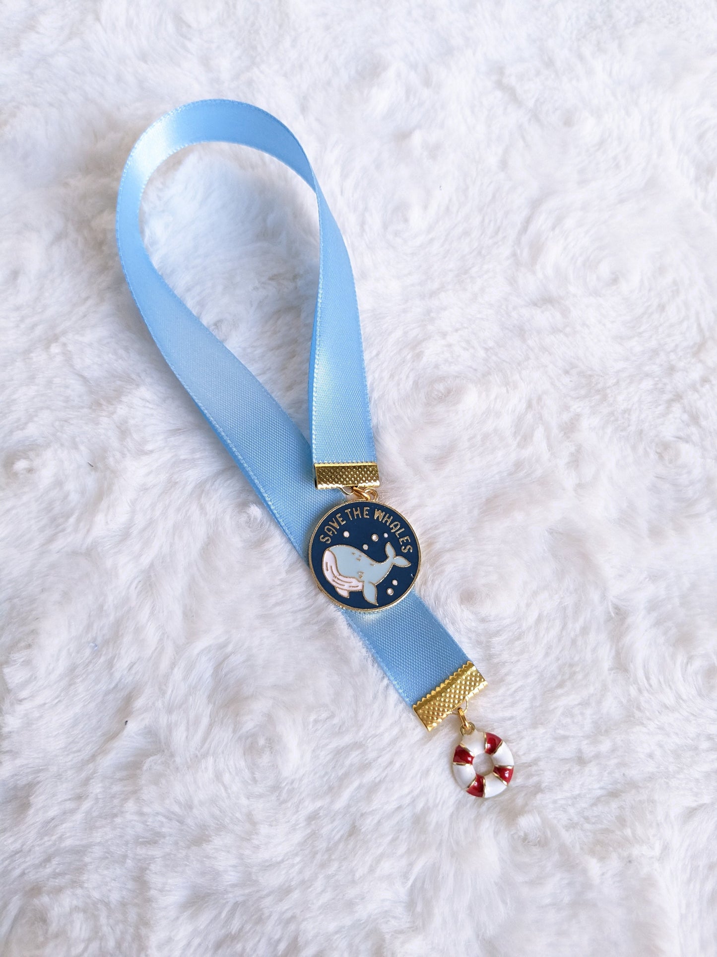 Anti-loss magnetic ribbon bookmark, model of your choice