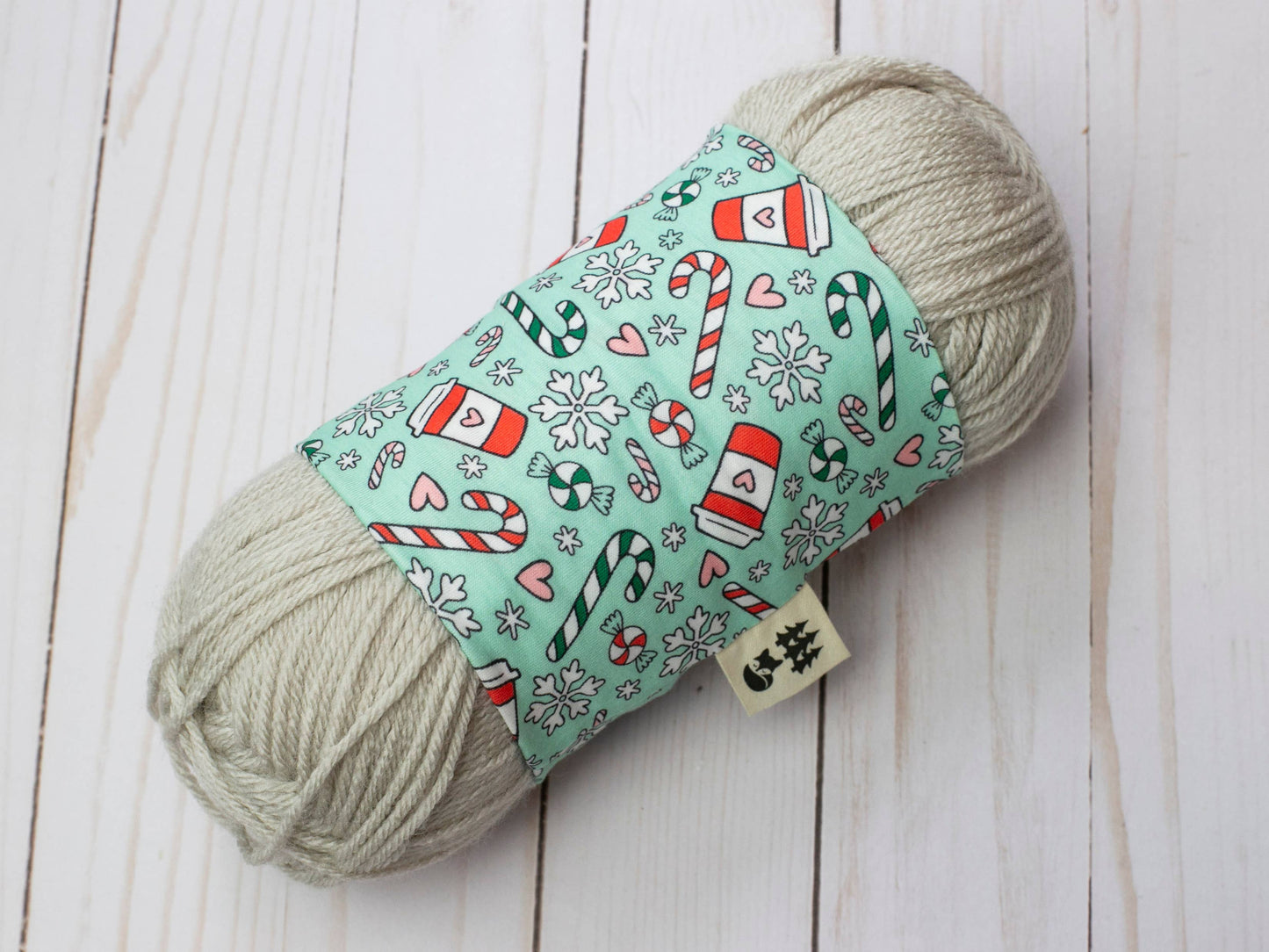 Chaussette à laine motif Joyeux Noël