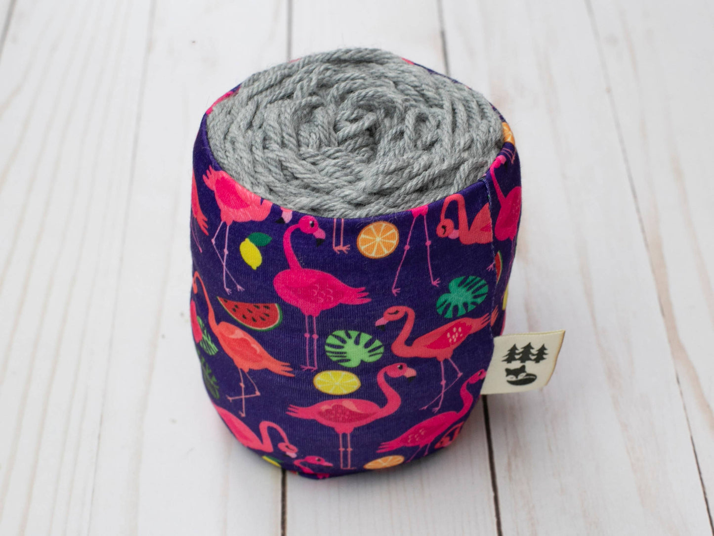 Chaussette à laine motif Flamingo