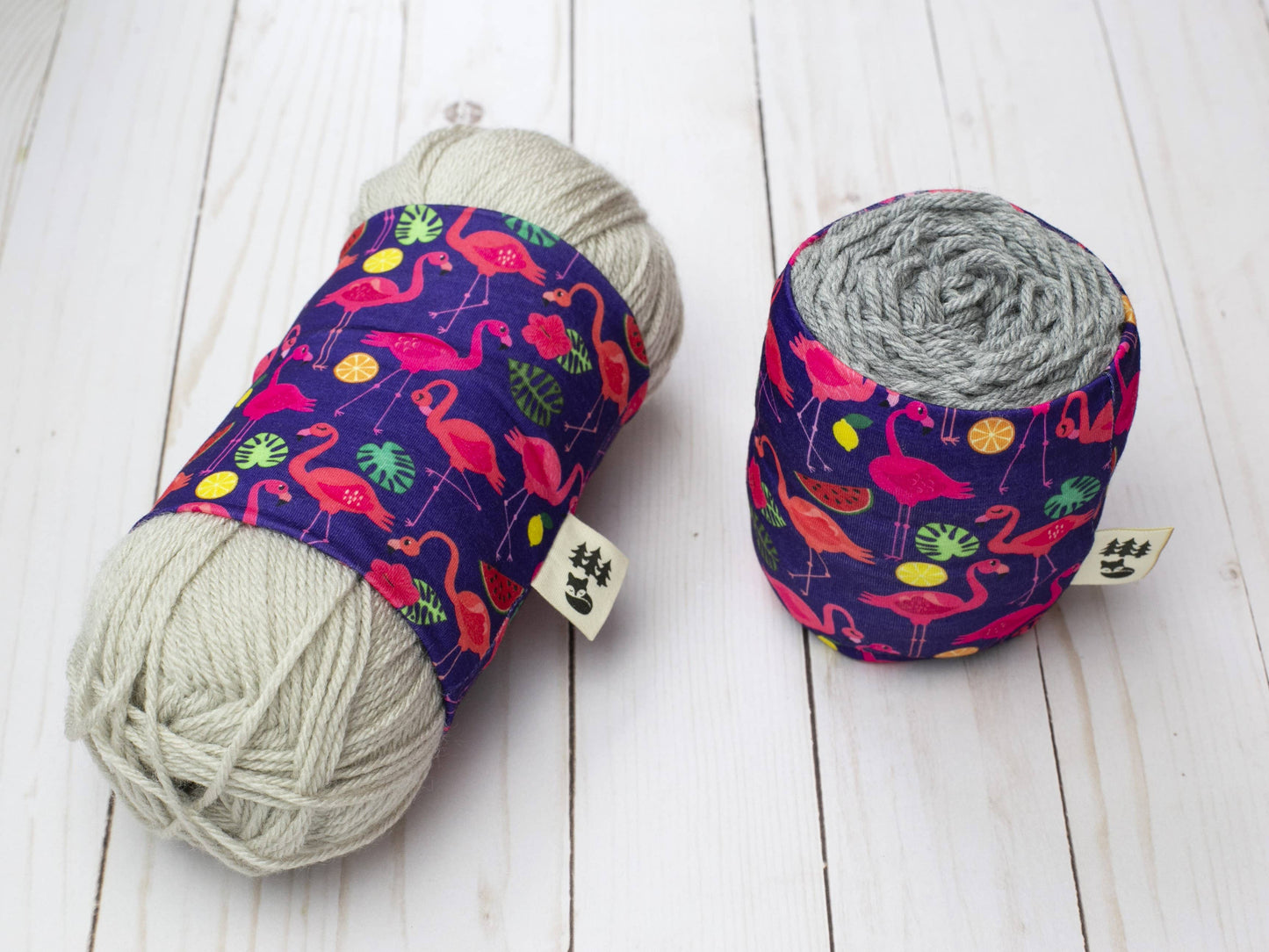 Chaussette à laine motif Flamingo