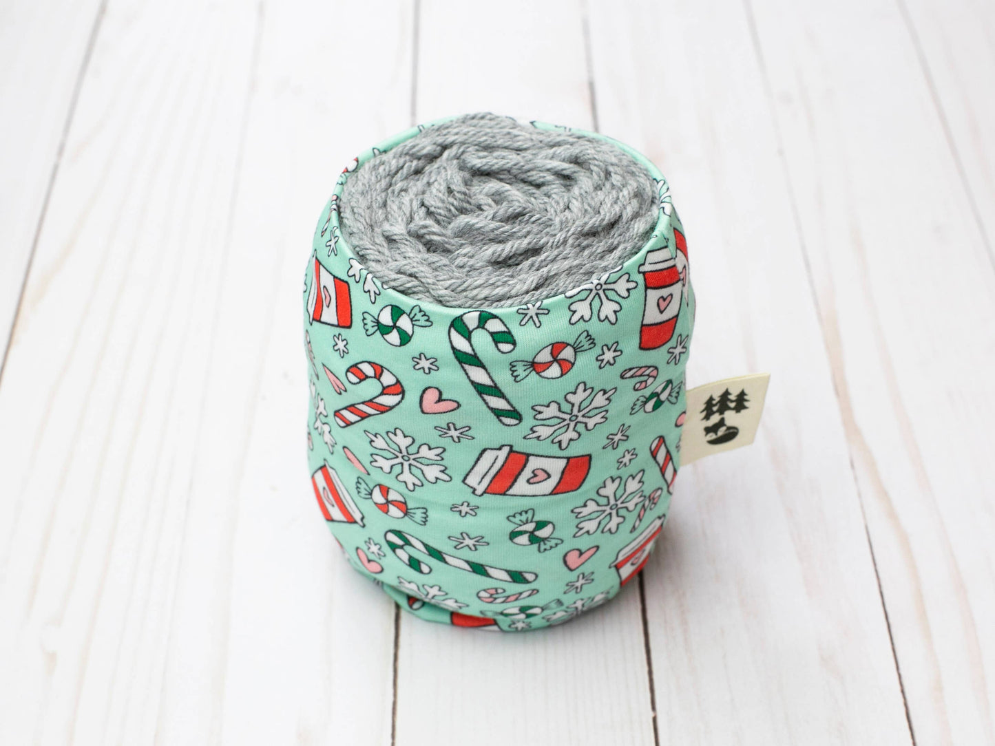 Chaussette à laine motif Joyeux Noël