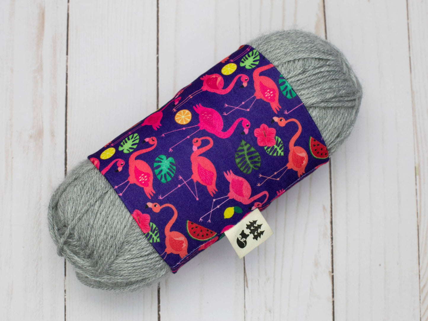 Chaussette à laine motif Flamingo