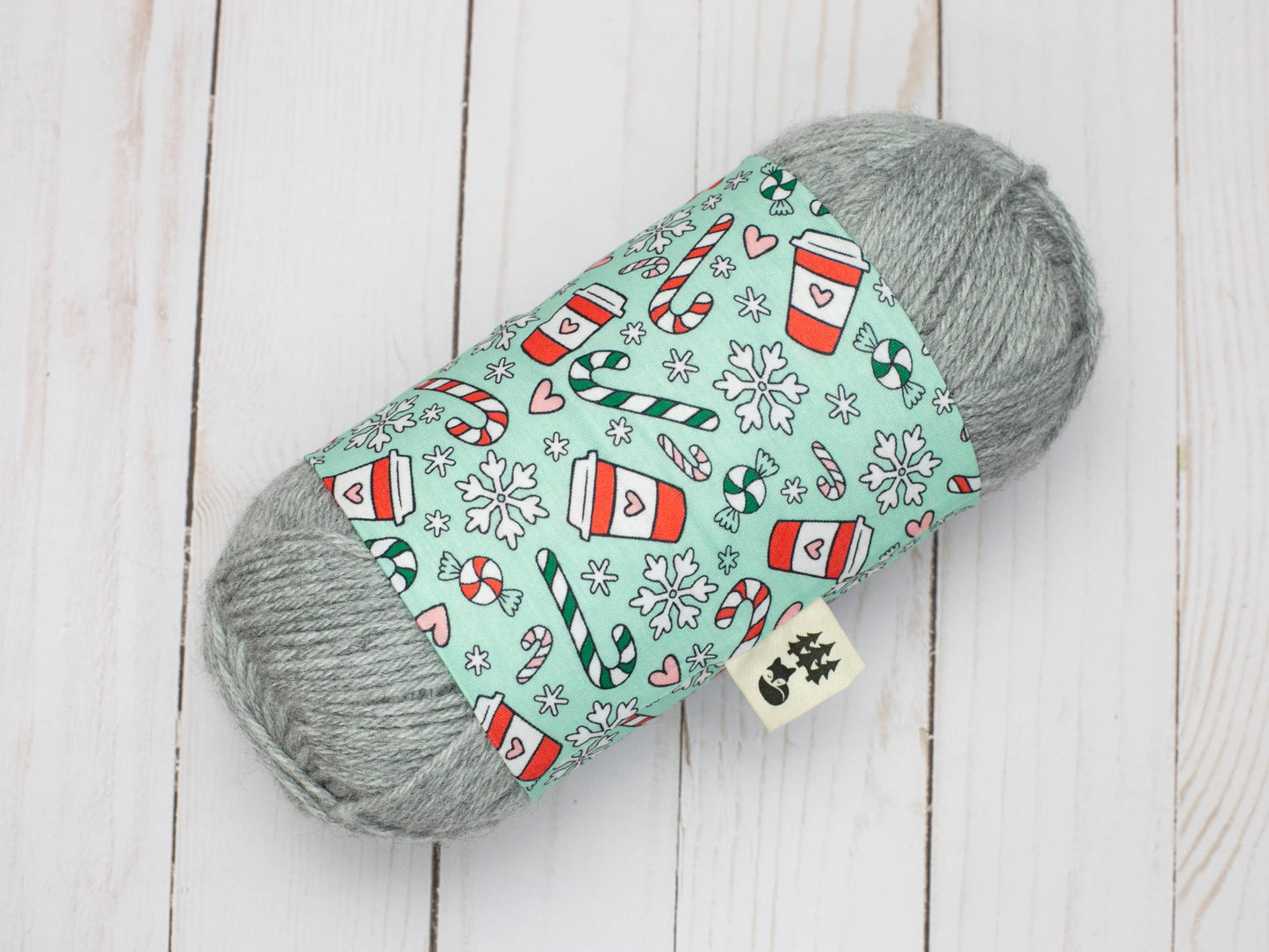 Chaussette à laine motif Joyeux Noël