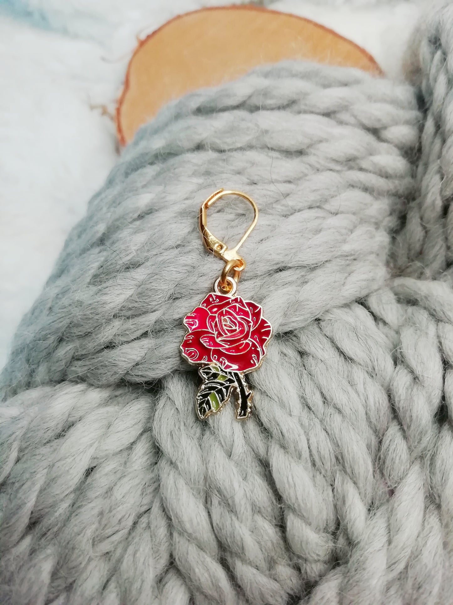 Stitch marker / stitch marker Garden in bloom