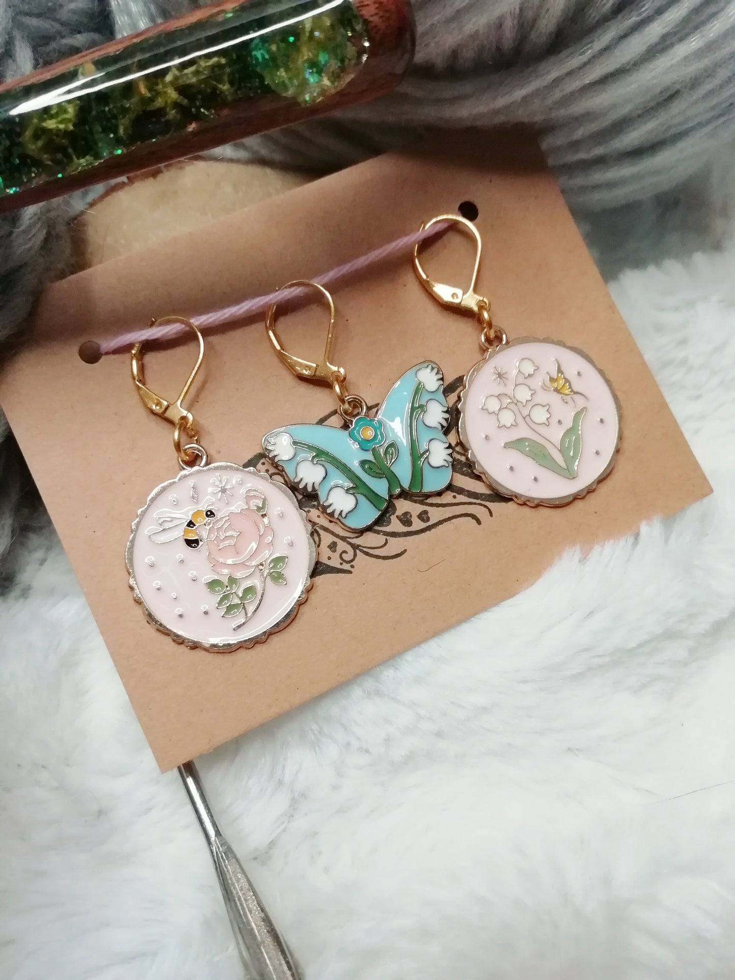 Stitch marker / stitch marker Floral ballad