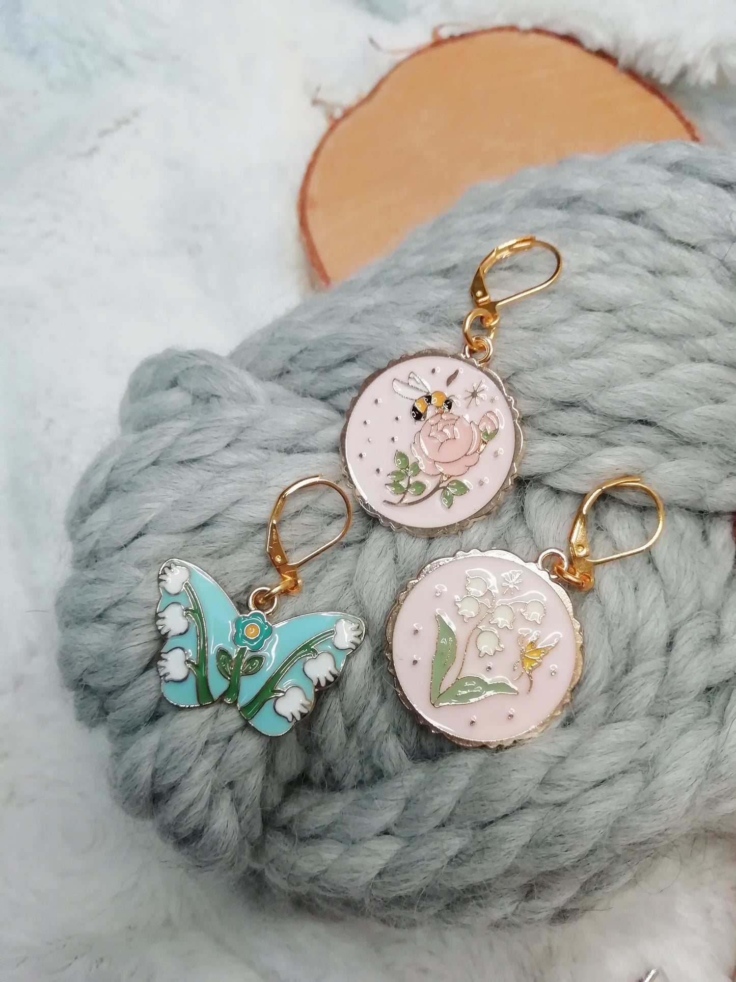 Stitch marker / stitch marker Floral ballad