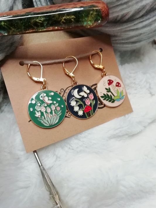 Stitch marker / stitch marker Mushroom medals