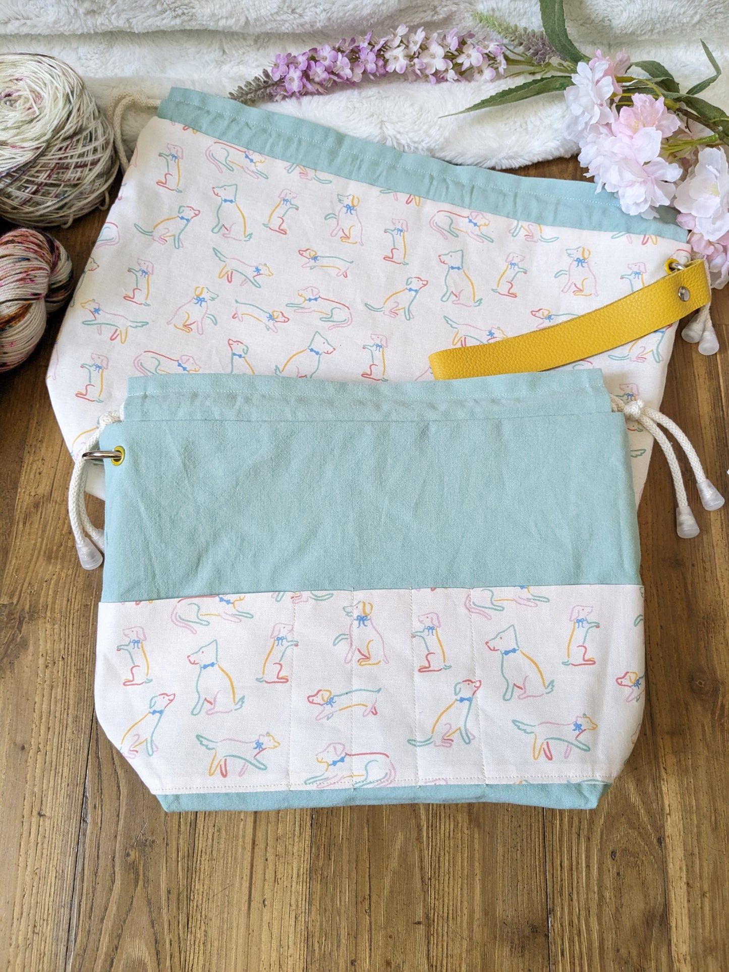 Sac à projet Basic "Chiens multicolores"