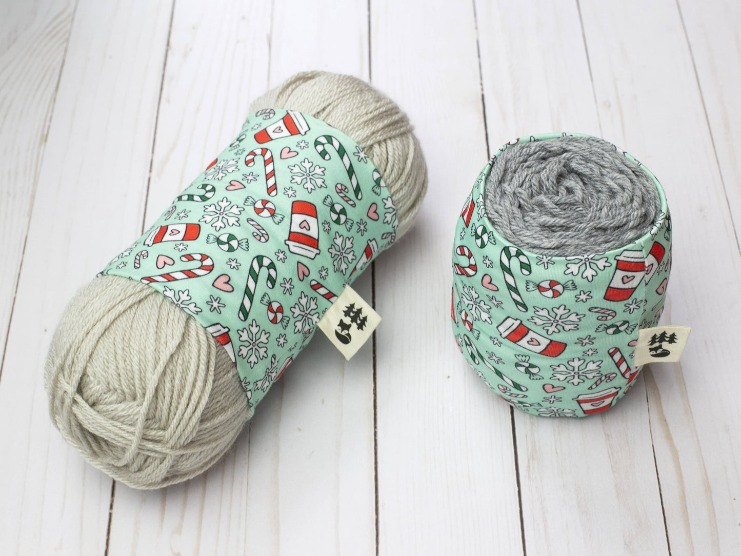 Chaussette à laine motif Joyeux Noël