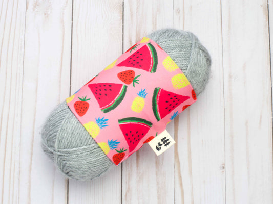 Chaussette à laine motif Pastèques