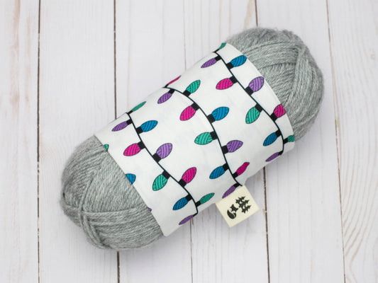 Chaussette à laine motif Guirlande festive