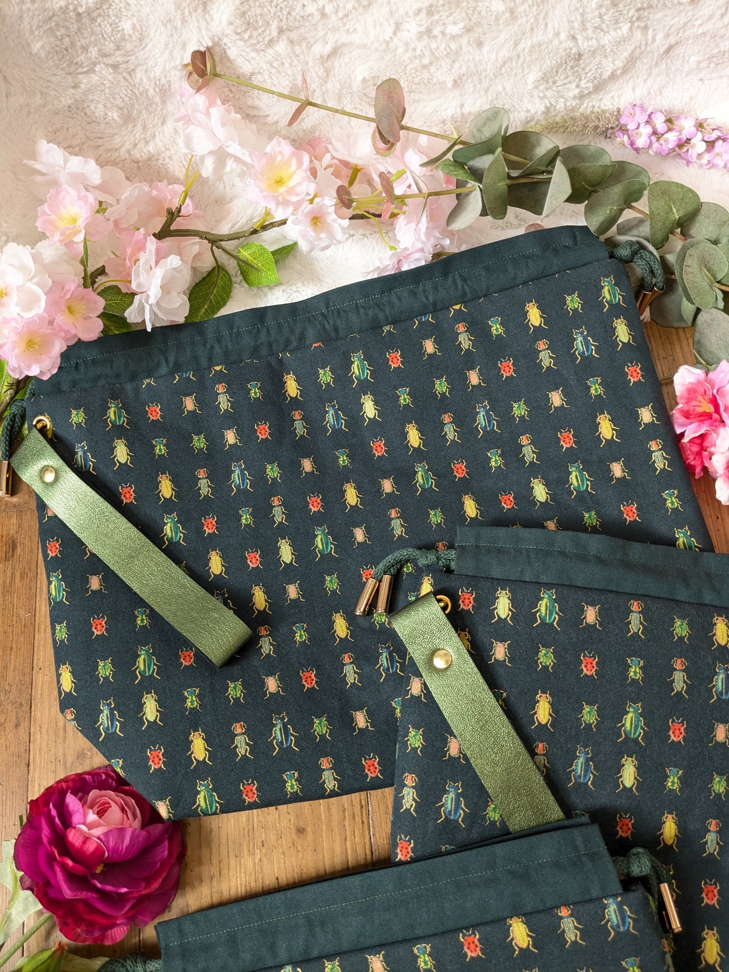 Sac à projet "Scarabées"