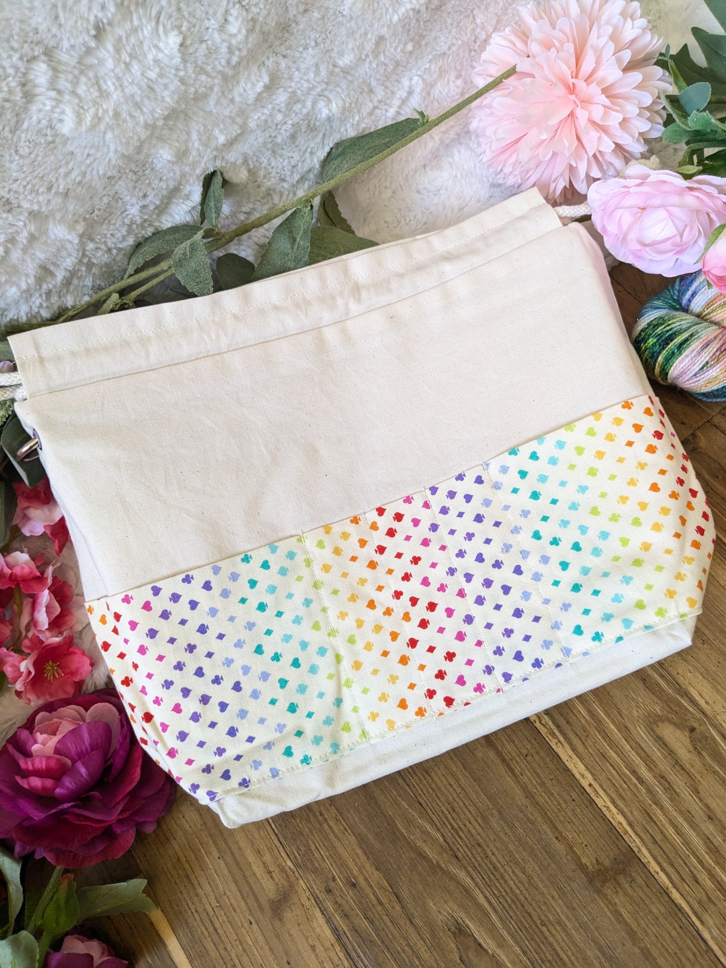 Sac à projet "Cartes arc-en-ciel"