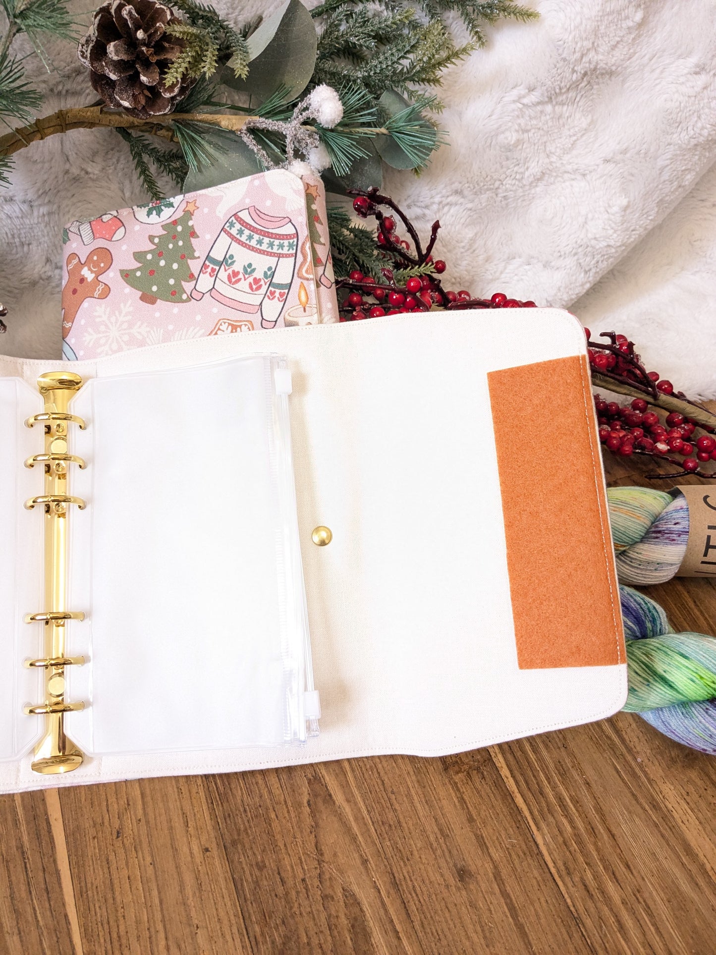 Classeur à aiguilles "Noël cosy"