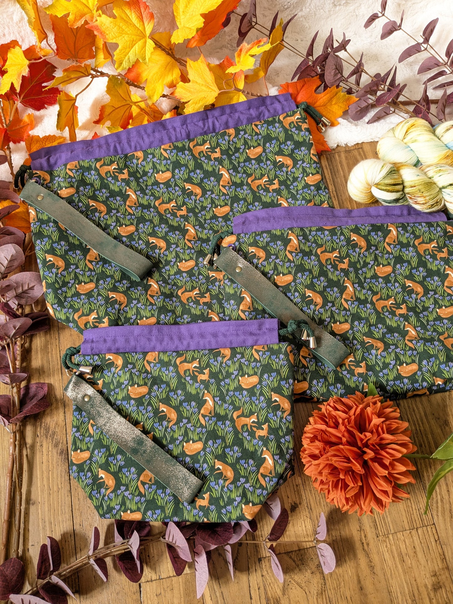 Sac à projet "Fox tales"