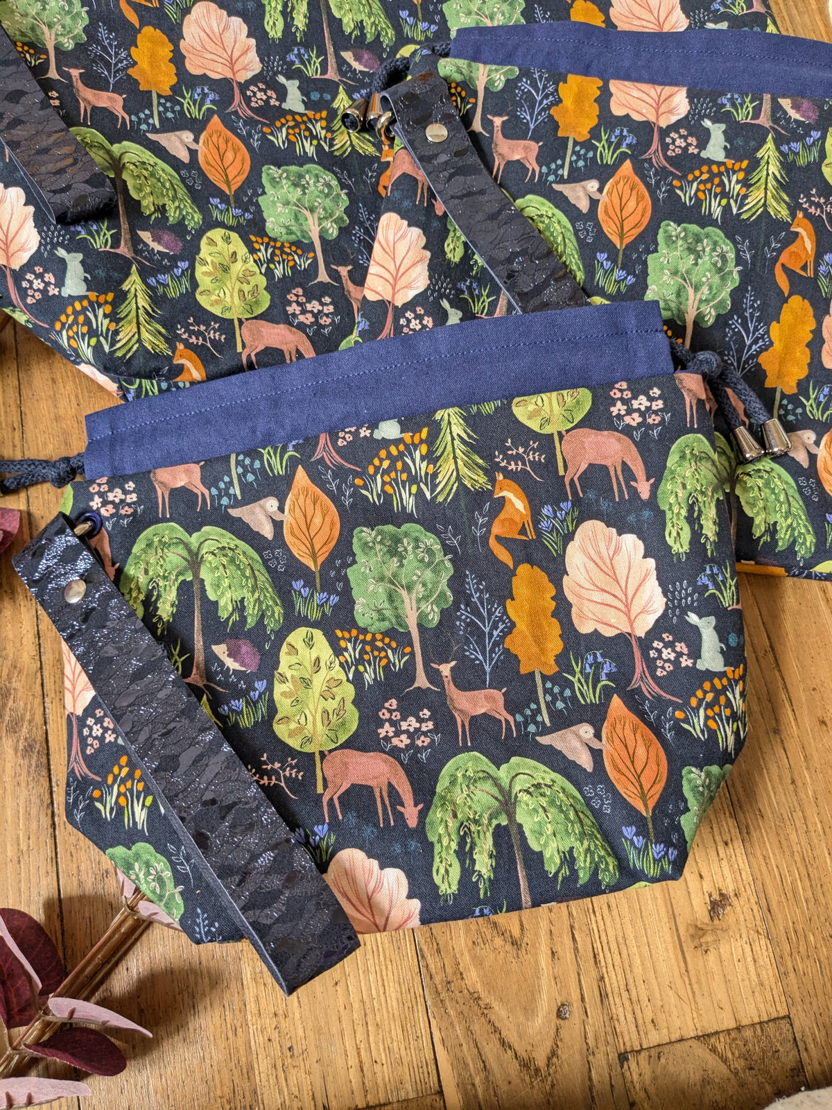Sac à projet "Forêt nocturne"