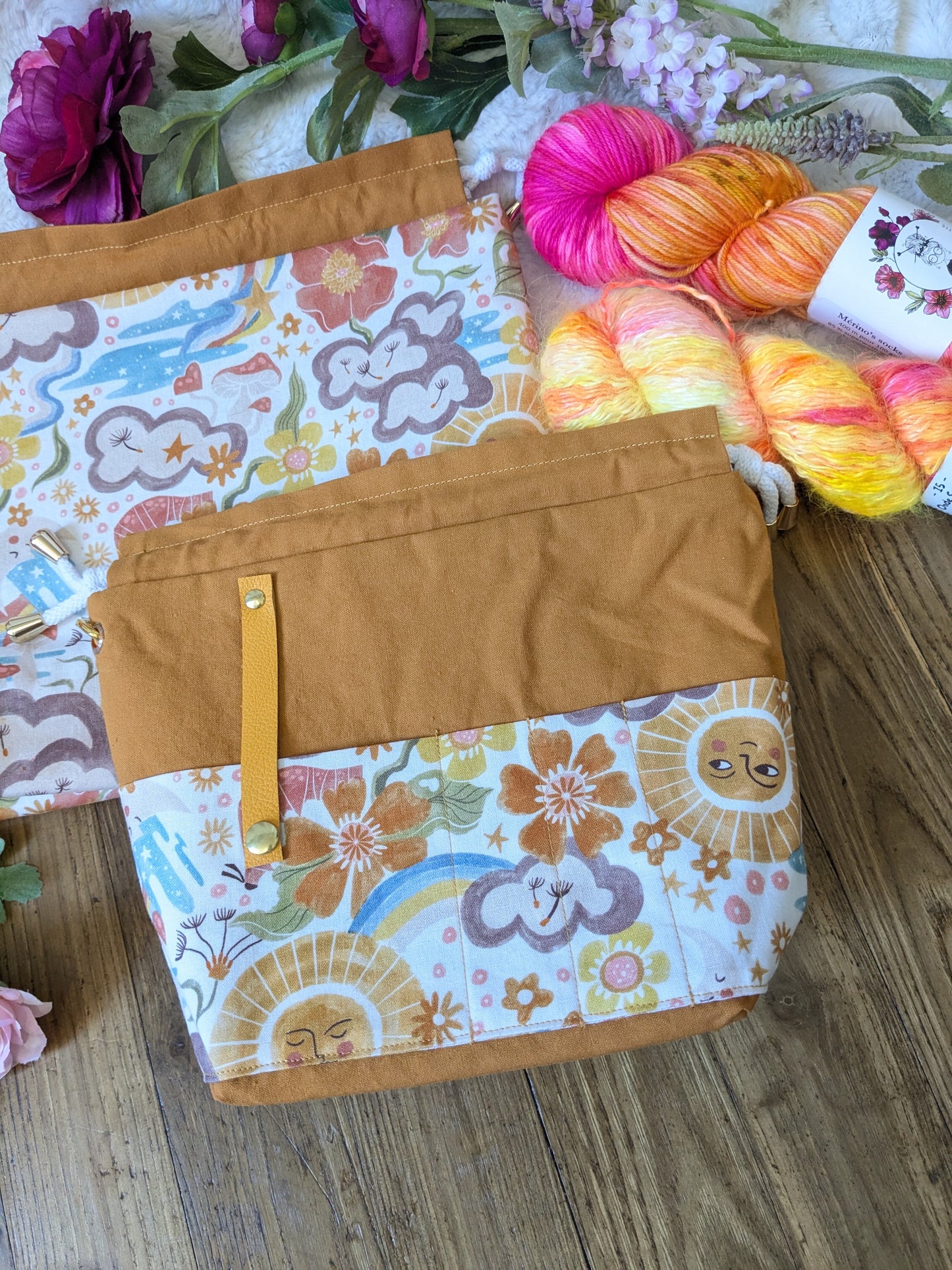 Sac à projet "Seventies Sun"