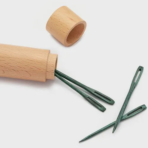 Set de 4 aiguilles en bois et tube de rangement Mindful Knitpro