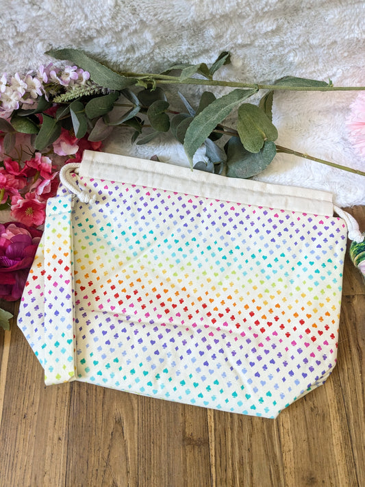 Sac à projet "Cartes arc-en-ciel"
