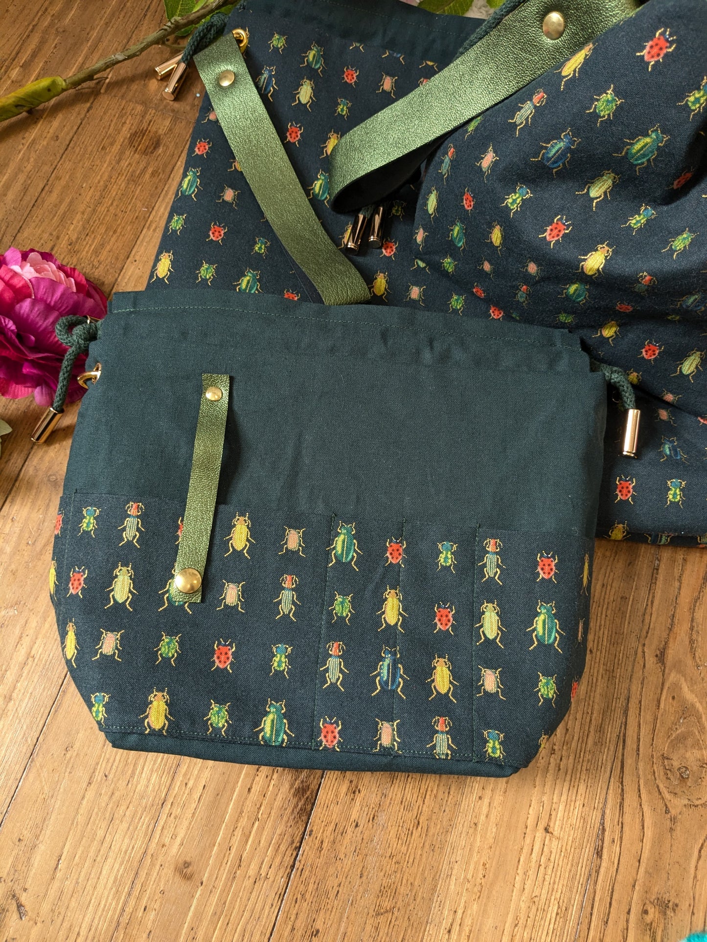 Sac à projet "Scarabées"