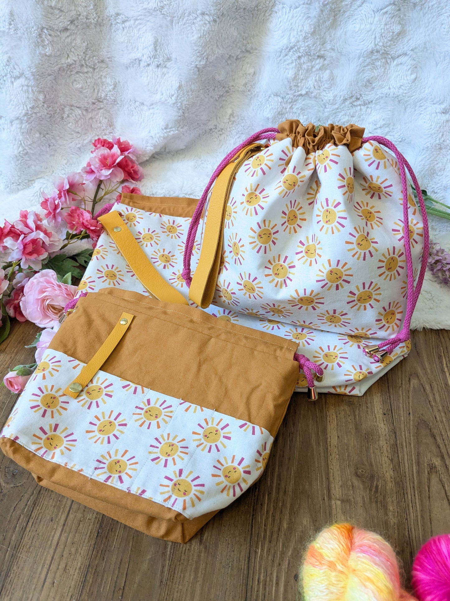 Sac à projet "Soleils"